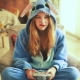 Kigurumi pizsama öltés