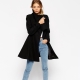Flared coat - with a touch of coquetry