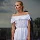 Off-shoulder sundress - the fashion trend of the season