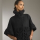 Thick knitted coat