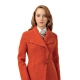 Women's boiled wool coat