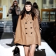 Women's poncho coat
