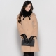 Women's fur collar coat