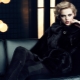 black fur coat