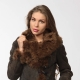 Fashionable short women's sheepskin coat 2022-2023
