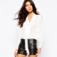 Fashionable leather shorts 2022