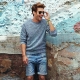 Men's denim shorts 
