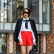 What to wear with red shorts?
