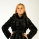 Fur coat from mink tails