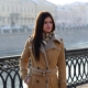 Warm sheepskin coat