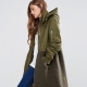 Women's demi-season parka