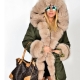 Women's parka with fur 2022