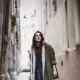 Women's parka with a skirt