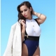 High waist swimsuit