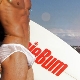 White men's swimming trunks